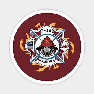 Texas fire department Magnet